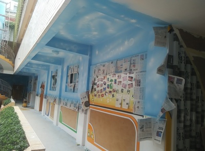 打造童趣樂(lè)園 昆明西山區(qū)前衛(wèi)幼兒園墻體彩繪與地坪工程實(shí)踐