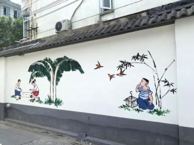 小巷記憶 手繪墻畫(huà)與地坪工程共筑蘇城街巷新景